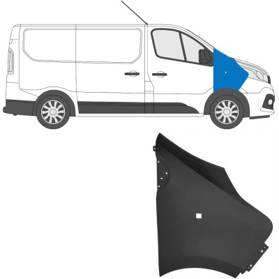 Sprednji blatnik za Renault Trafic 2014- 2014-2021 / Desna 17101