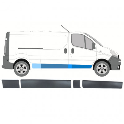 Set stranskih oblog za Renault Trafic Opel Vivaro Primastar 2001-2014 / LWB / Desna /  8571