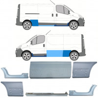 Set popravnih panelov za Renault Trafic Opel Vivaro 2001-2014 / LWB /  11108