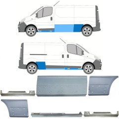 Set popravnih panelov za Opel Vivaro 2001-2014 / Levo+Desno / 13309