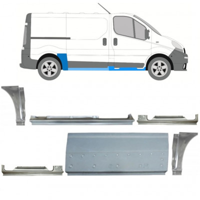 Set popravnih panelov za Renault Trafic Opel Vivaro 2001-2014 / SWB /  11230