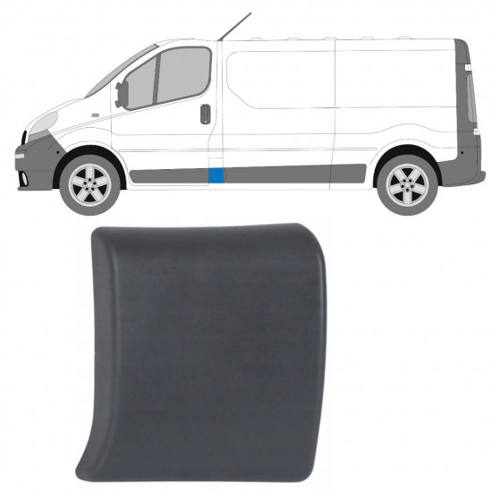 Obloga stranskega dela B-stebrička za Renault Trafic 2001-2014 / Leva 8202