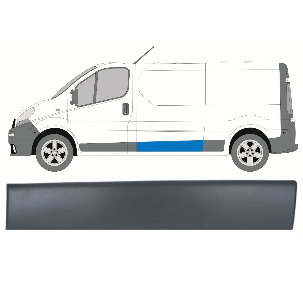 Stranska Obloga Za Renault Trafic 2001-2014 / Leva 8204