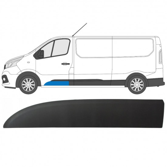 Obloga sprednjih vrat za Renault Trafic 2014- / Leva 8214