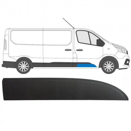 Obloga sprednjih vrat za Renault Trafic 2014- / Desna 8213