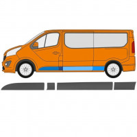 Stranska obloga za Renault Trafic 2014- / LWB / Leva / Komplet 11255