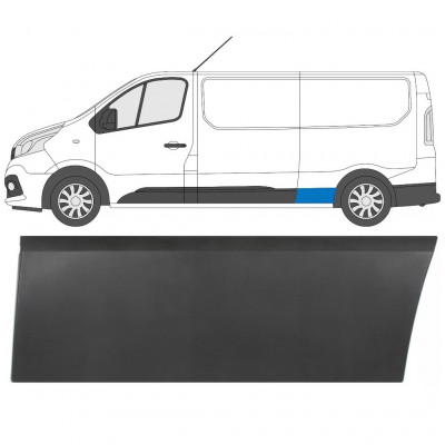Obloga stranskega dela zadnjega blatnika za Renault Trafic 2014- / Leva 8220