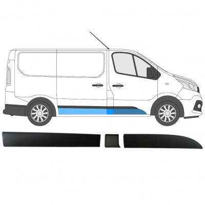 Set stranskih oblog za Renault Trafic Opel Vivaro Talento 2014- / SWB / Desna /  8567