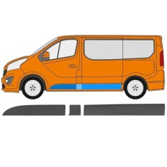Stranska obloga za Opel Vivaro 2014-2019 / Leva / Komplet 13327