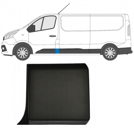 Obloga stranskega dela B-stebrička za Renault Trafic 2014- / Leva 8216