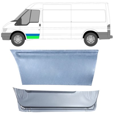 Notranji popravni panel sprednjih vrat za Ford Transit 2000-2013 / Leva / Komplet 14544