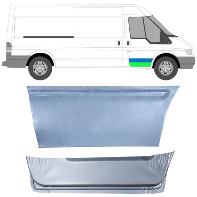 Notranji popravni panel sprednjih vrat za Ford Transit 2000-2013 / Desna / Komplet 14543
