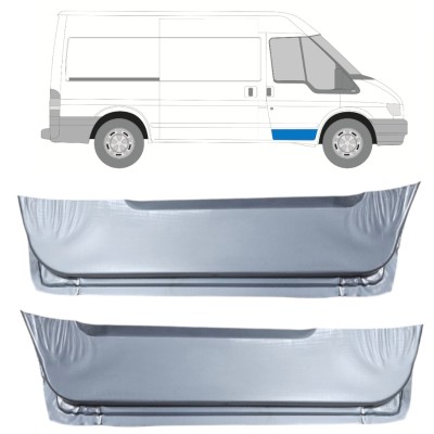 Notranji popravni panel sprednjih vrat za Ford Transit 2000-2013 / Levo+Desno / Komplet 14542