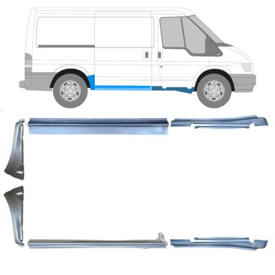Set popravnih panelov za Ford Transit 2000-2013 / Levo+Desno / 15021