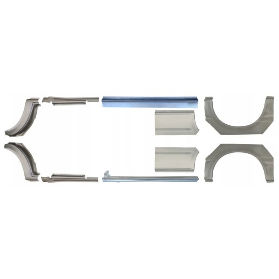 Reparaturni del praga in zadnjega blatnika za Ford Transit 2000-2013 / Komplet 12678