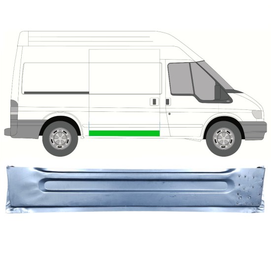 Zunanji popravni panel drsnih vrat za Ford Transit 2000-2013 / Desna 15132