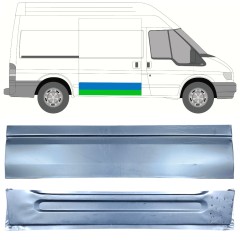Zunanji spodnji popravni panel drsnih vrat za Ford Transit 2000-2013 / Desna / Komplet 12665