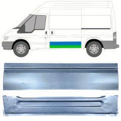 Zunanji spodnji popravni panel drsnih vrat za Ford Transit 2000-2013 / Leva / Komplet 12667