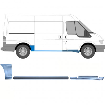 Set popravnih panelov za Ford Transit 2000-2013  / MWB / Desna /  12434