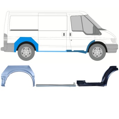Set popravnih panelov za Ford Transit 2000-2013 / Desna / 15022