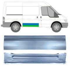 Zunanji spodnji popravni panel drsnih vrat za Ford Transit 2000-2013 / Desna / Komplet 12664
