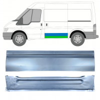 Zunanji spodnji popravni panel drsnih vrat za Ford Transit 2000-2013  / SWB / Leva / Komplet 12666