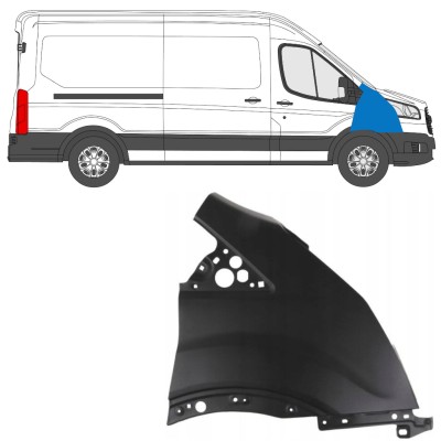 Sprednji blatnik za Ford Transit 2014- 2014-2019 / Desna 17092