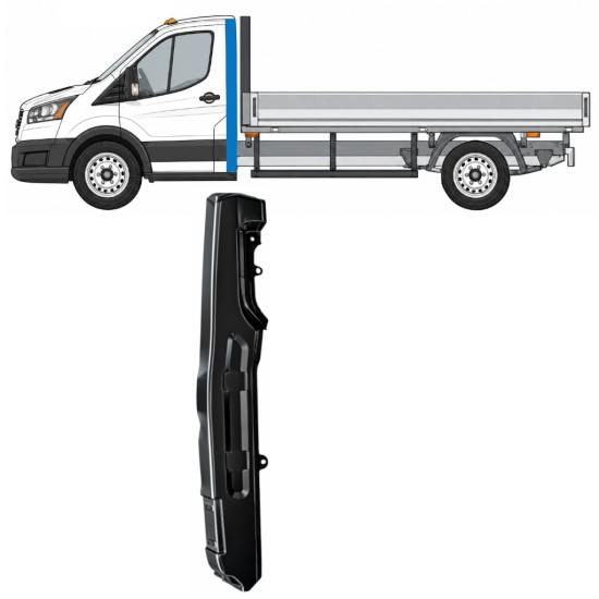 Popravni panel stebrička za Ford Transit 2014- 2014-2026 / Leva 17279