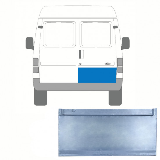 Popravni panel zadnjih vrat za Ford Transit 1985-2000 / Desna 8446