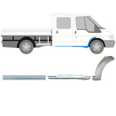Popravni panel praga in sprednjega blatnika za Ford Transit 2000-2013 / Desna / Komplet 9923