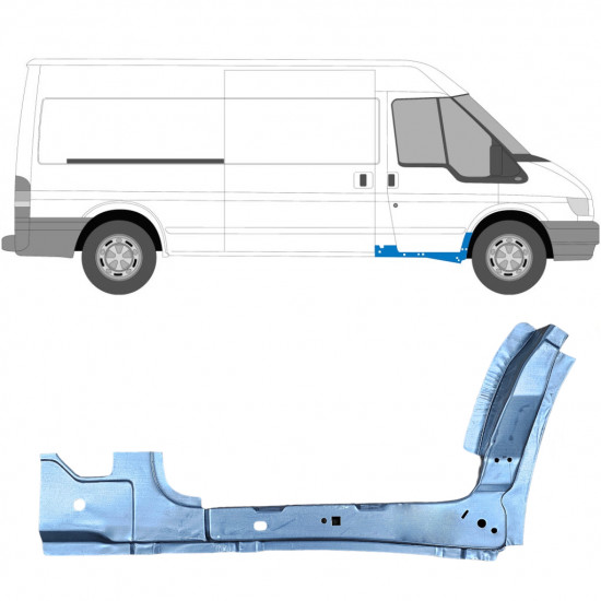 Notranji popravni panel sprednjega dela za Ford Transit 2000-2013 / Desna 7154