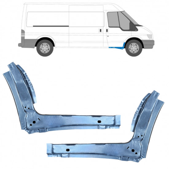 Notranji popravni panel praga za Ford Transit 2000-2013 / Komplet 11909