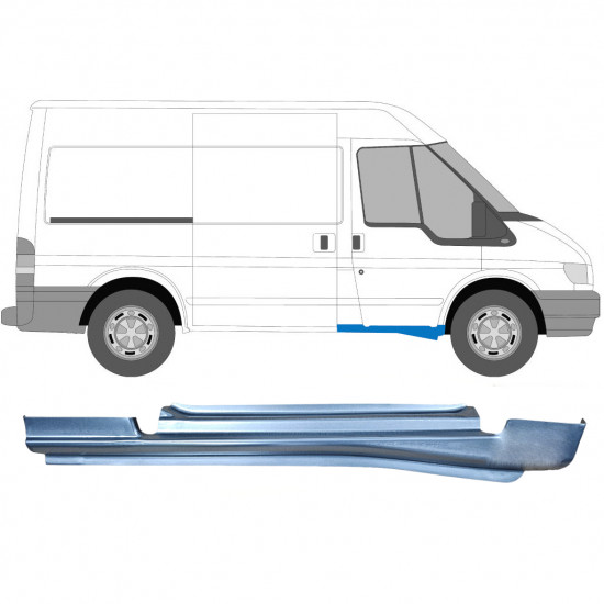 Popravni panel praga sprednjih vrat za Ford Transit 2000-2013 / Desna 5329