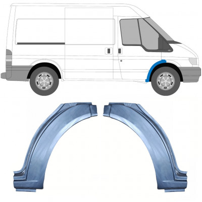 Popravni panel prednjega blatnika za Ford Transit 2000-2013 / Levo+Desno / Komplet 10388