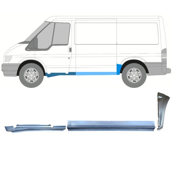 Set popravnih panelov za Ford Transit 2000-2013 / Leva / 15020