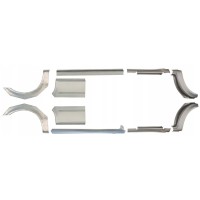 Reparaturni del praga in zadnjega blatnika za Ford Transit 2000-2013 / LWB / Levo+Desno / Komplet 10630