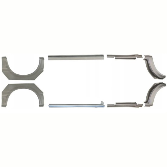 Reparaturni del praga in zadnjega blatnika za Ford Transit 2000-2013 / Komplet 9692