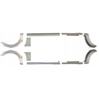 Reparaturni del praga in zadnjega blatnika za Ford Transit 2000-2013 / Levo+Desno / Komplet 10637