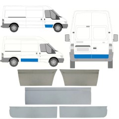 Popravni panel vrat za Ford Transit 2000-2013 / Levo+Desno / Komplet 11387