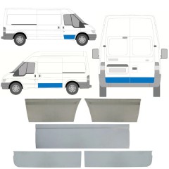 Popravni panel vrat za Ford Transit 2000-2013 / Levo+Desno / Komplet 11389