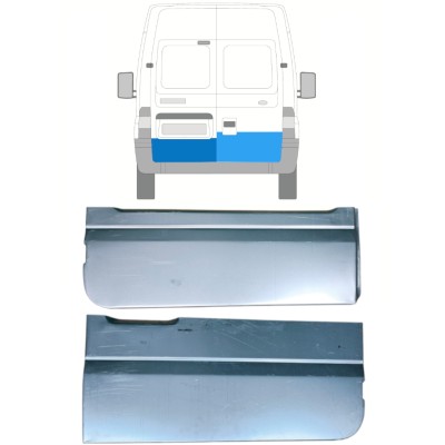 Popravni panel zadnjih vrat za Ford Transit 2000-2013 / Levo+Desno / Komplet 14534