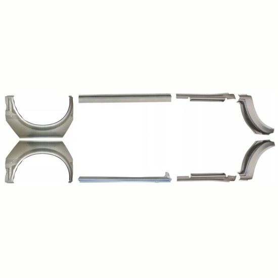 Reparaturni del praga in zadnjega blatnika za Ford Transit 2000-2013 / Komplet 9694