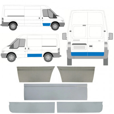 Popravni panel vrat za Ford Transit 2000-2013 / Komplet 11390