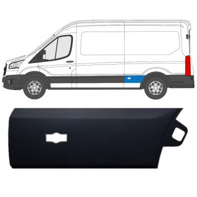 Obloga stranskega dela zadnjega blatnika za Ford Transit 2014-  / LWB / Leva 11689