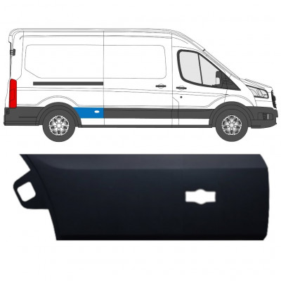 Obloga stranskega dela zadnjega blatnika za Ford Transit 2014-  / LWB / Desna 11688