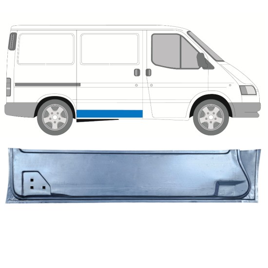 Notranji popravni panel drsnih vrat za Ford Transit 1986-2000 / Desna 16021