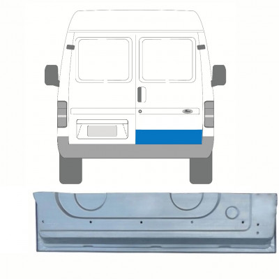 Popravni panel zadnjih vrat za Ford Transit 1985-2000 / Desna 8444