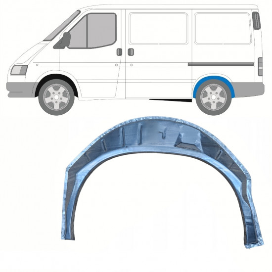 Bok delni notranji za Ford Transit 1991-2000 / SWB / Leva 8820