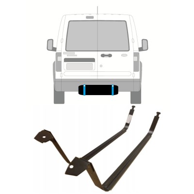 Trakovi za pritrditev rezervoarja goriva za Ford Transit Connect 2003-2013 14958