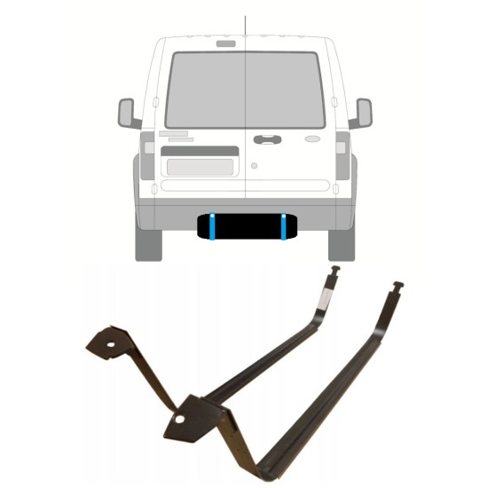 Trakovi za pritrditev rezervoarja goriva za Ford Transit Connect 2003-2013 14958